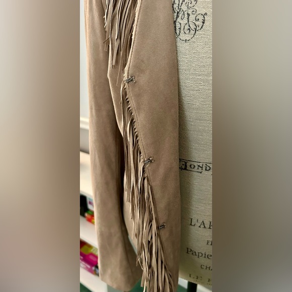Guess size L fringed faux suede jacket - Picture 7 of 10